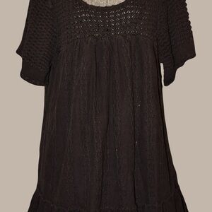 RXB Brown Babydoll Sweater